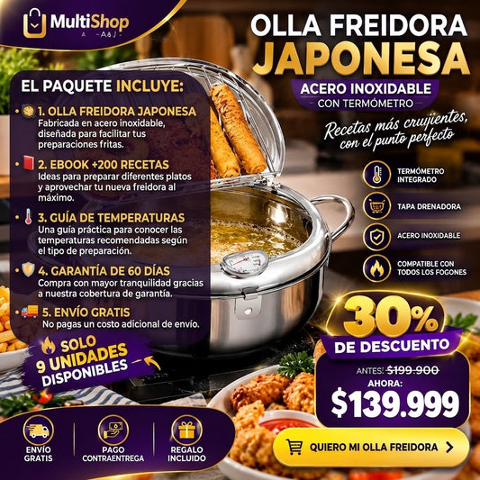 ¡FRÍE MÁS FÁCIL, MÁS CRUJIENTE Y CON MAYOR CONTROL!