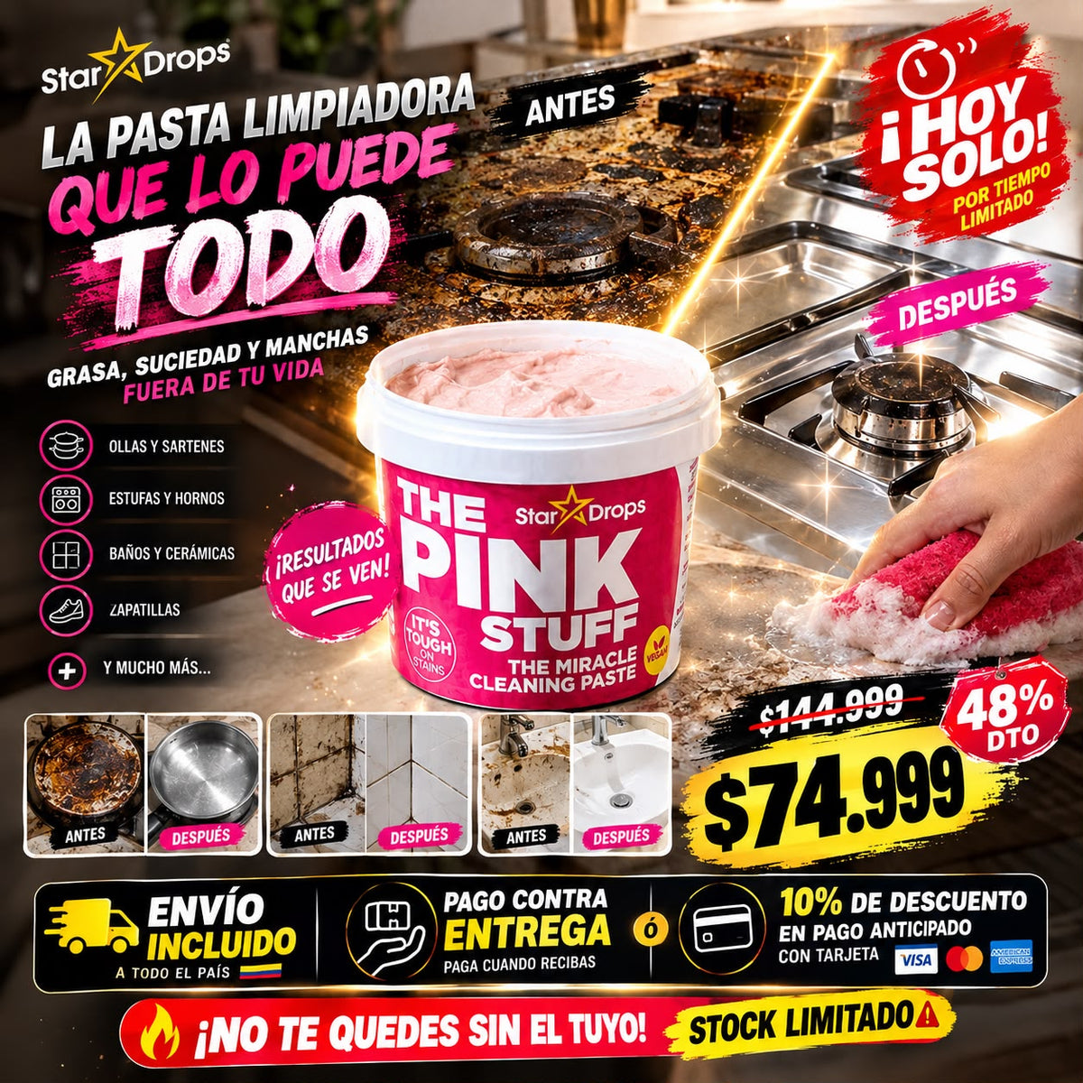 🔥 Dale una segunda oportunidad a tus superficies.