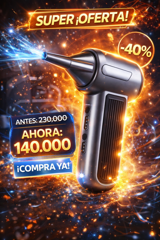 💨 SOPLA, ASPIRA Y LIMPIA TODO